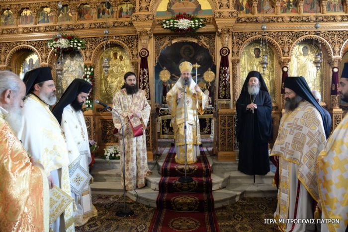 &Eta; &epsilon;&omicron;&rho;&tau;ή &tau;&omicron;&upsilon; &Alpha;&gamma;ί&omicron;&upsilon; &Iota;&omega;ά&nu;&nu;&omicron;&upsilon; &tau;&omicron;&upsilon; &Chi;&rho;&upsilon;&sigma;&omicron;&sigma;&tau;ό&mu;&omicron;&upsilon; &sigma;&tau;&omicron; &chi;&omega;&rho;&iota;ό &Lambda;&omicron;&upsilon;&kappa;ά (&epsilon;&iota;&kappa;ό&nu;&epsilon;&sigmaf;)