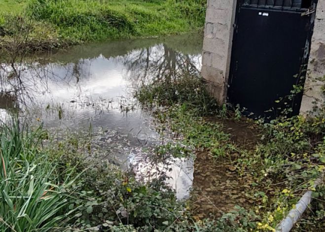 Θολό το νερό στο Πυρί Γορτυνίας (vd)