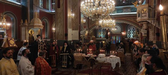 &Omicron; &Epsilon;&sigma;&pi;&epsilon;&rho;&iota;&nu;ό&sigmaf; &mu;&nu;ή&mu;&eta;&sigmaf; &tau;&omicron;&upsilon; &Alpha;&gamma;ί&omicron;&upsilon; &Beta;&alpha;&sigma;&iota;&lambda;&epsilon;ί&omicron;&upsilon; &sigma;&tau;&eta;&nu; &Tau;&rho;ί&pi;&omicron;&lambda;&eta; (&epsilon;&iota;&kappa;ό&nu;&epsilon;&sigmaf;)