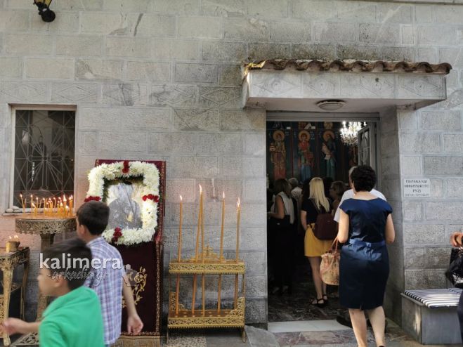 Γιορτή της Αγίας Ειρήνης στο εξωκλήσι του Αγιάννη του Ψηλονόμου