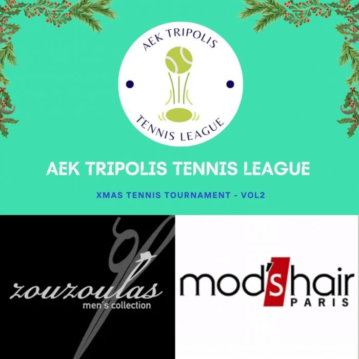 Τένις | Ανανεωμένα κυρίως ταμπλό AEK TRipolis Tennis League by Zouzoulas & Mod’s Hair (update 25/4)