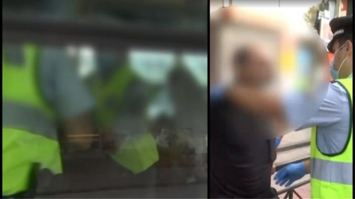 Έβγαλαν σηκωτό άνδρα από λεωφορείο επειδή δεν φορούσε μάσκα (vd)