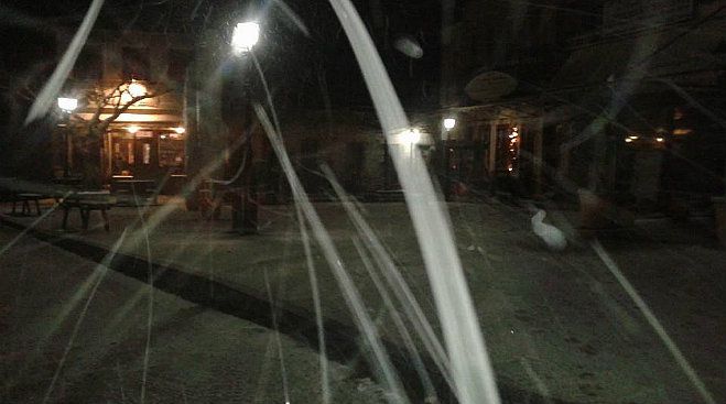 Χιόνισε τη νύχτα στον Άγιο Πέτρο Κυνουρίας (εικόνες)