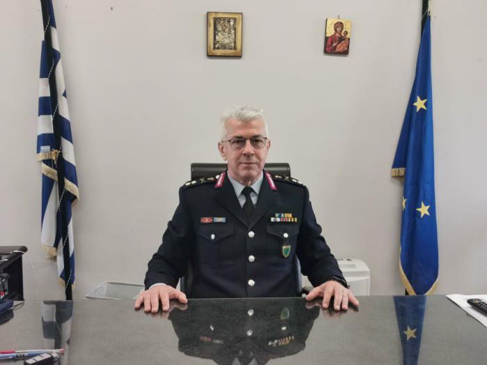 Γενικός Επιθεωρητής Αστυνομίας Νοτίου Ελλάδος ο Αντιστράτηγος Γεώργιος Μιχαλόπουλος