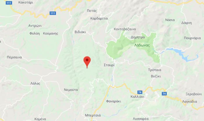 Σεισμός 3.7 Ρίχτερ το πρωί του Σαββάτου - Ταρακουνήθηκαν γερά χωριά της Γορτυνίας!