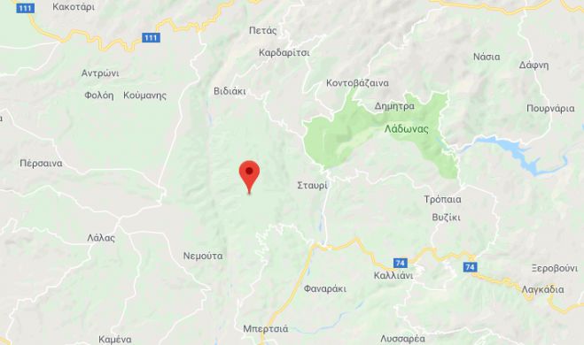 Σεισμός 3.7 Ρίχτερ το πρωί του Σαββάτου - Ταρακουνήθηκαν γερά χωριά της Γορτυνίας!