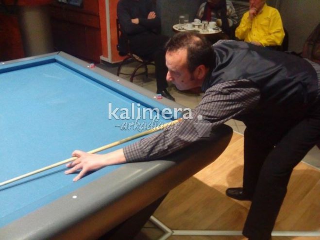 Τουρνουά «σπόντας» μπιλιάρδου στην Τρίπολη (εικόνες – βίντεο)