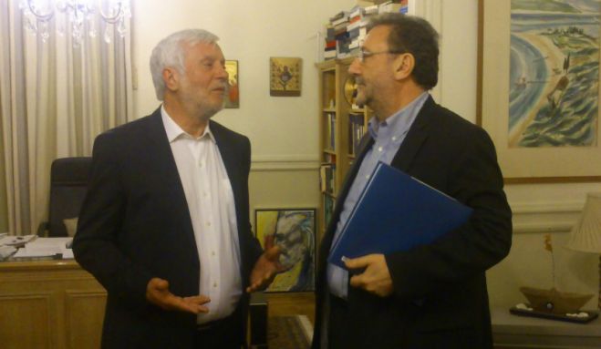 Με τον Πρόεδρο του ΤΑΙΠΕΔ συναντήθηκε ο Τατούλης!
