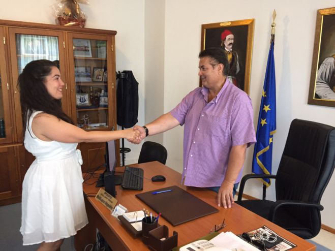 Με Σουηδή επιστήμονα Αρκαδικής καταγωγής συναντήθηκε ο Πρόεδρος του ΝΠΔΔ Δήμου Τρίπολης (εικόνες)