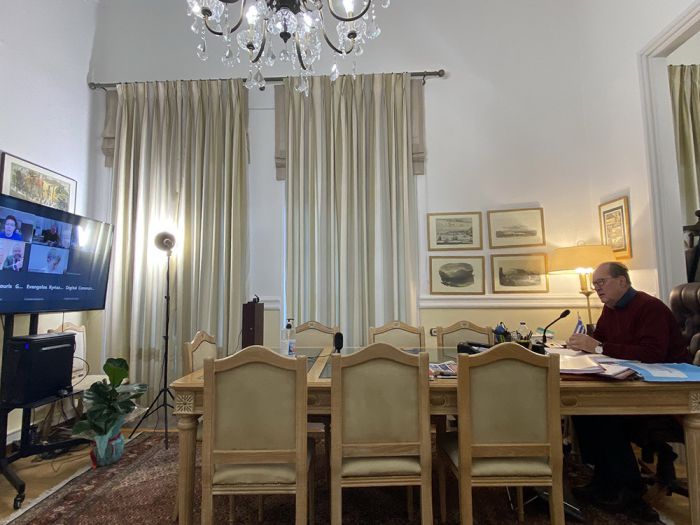 Τηλεδιάσκεψη Νίκα με 4 υπουργούς εν όψει της επίσκεψης Μητσοτάκη στην Τρίπολη