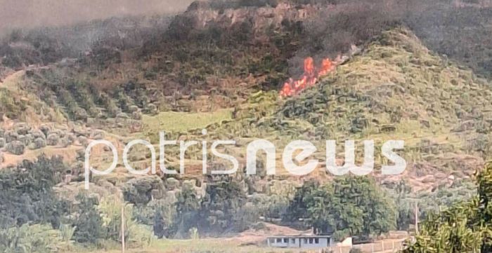 Ένας εγκαυματίας από την πυρκαγιά στην Αρχαία Ολυμπία