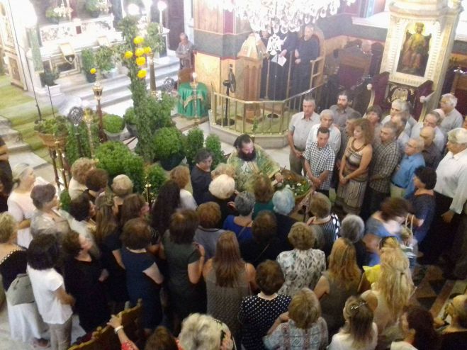 &Eta; &gamma;&iota;&omicron;&rho;&tau;ή Ύ&psi;&omega;&sigma;&eta;&sigmaf; &tau;&omicron;&upsilon; &Tau;&iota;&mu;ί&omicron;&upsilon; &Sigma;&tau;&alpha;&upsilon;&rho;&omicron;ύ &sigma;&epsilon; &Tau;&rho;ί&pi;&omicron;&lambda;&eta;, &Kappa;&alpha;&lambda;&tau;&epsilon;&zeta;έ&sigmaf; &kappa;&alpha;&iota; &Nu;&epsilon;&sigma;&tau;ά&nu;&eta; (&epsilon;&iota;&kappa;ό&nu;&epsilon;&sigmaf;)