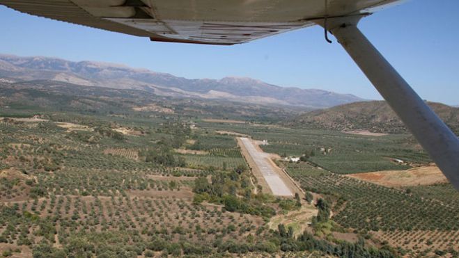 Η πρώτη εικόνα από το αεροσκάφος που συνετρίβη στη Σπάρτη...