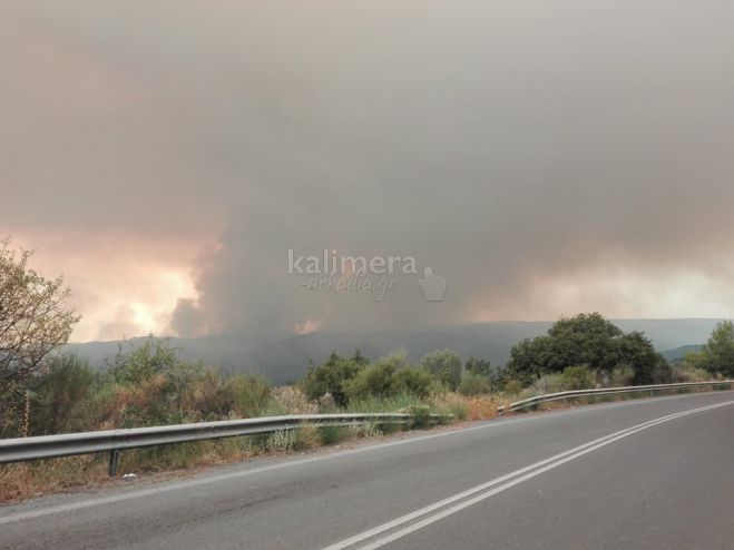 &quot;Τρίπολη - Πύργος&quot; | Διακόπηκε η κυκλοφορία από το Καλλιάνι και μετά