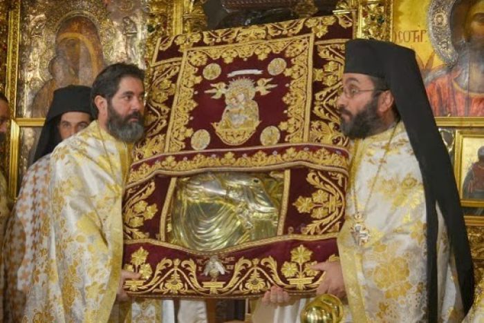 Η Θαυματουργή Εικόνα της Παναγία του Κύκκου έρχεται στην Τρίπολη (vd)