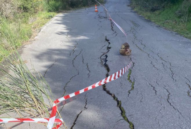 Διακοπή κυκλοφορίας στην επαρχιακή οδό Σταυροδρόμι – Αετορράχη