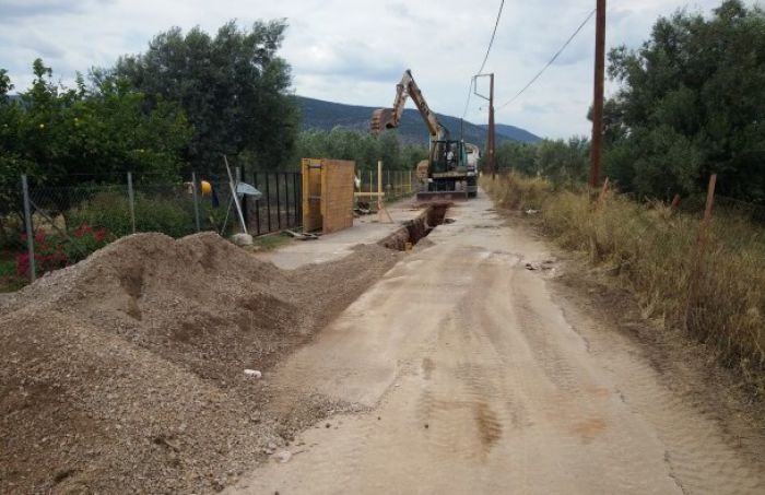 Ξεκίνησαν τα έργα των δικτύων του Βιολογικού στη Βόρεια Κυνουρία