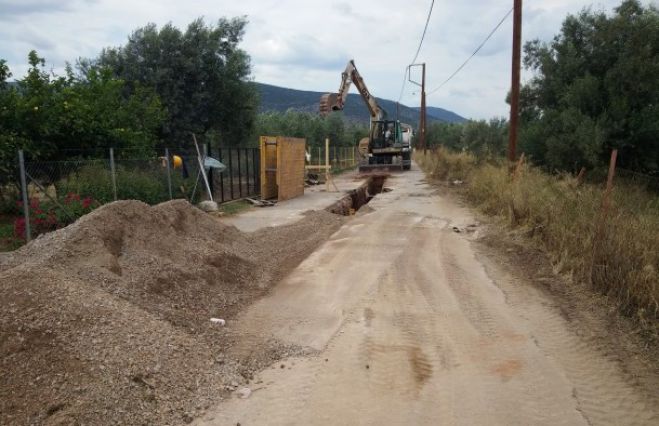 Ξεκίνησαν τα έργα των δικτύων του Βιολογικού στη Βόρεια Κυνουρία
