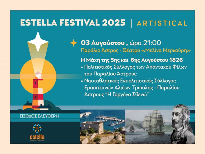 Εκδήλωση με θέμα «Η Μάχη της 5ης και 6ης Αυγούστου 1826» στο Παράλιο Άστρος