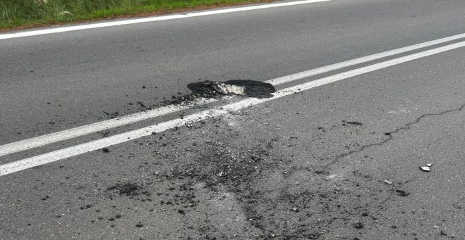 Πτώση βράχων και ζημιές στο δρόμο "Λεωνιδίου - Άστρους" (εικόνες)