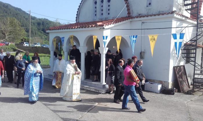 Δωδεκάμετρο Γορτυνίας | Επιμνημόσυνη δέηση για τον ήρωα πιλότο Γιώργο Μπαλταδώρο