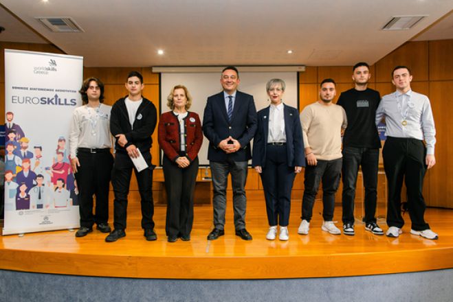 Βραβεία σε διακριθέντες του Εθνικού Διαγωνισμού Δεξιοτήτων EuroSkills - Βλάσης: &quot;Η Ελλάδα δεν υπολείπεται σε ανθρώπινο δυναμικό υψηλού επιπέδου, έμπνευση και ψυχή&quot;