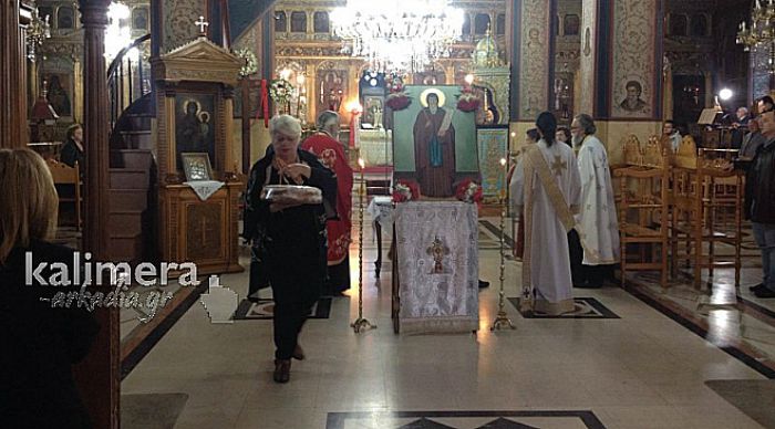 Γιόρτασε το εκκλησάκι του Όσιου Νείλου του Μυροβλύτη στην Τρίπολη (εικόνες)