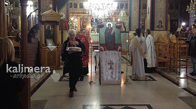 Γιόρτασε το εκκλησάκι του Όσιου Νείλου του Μυροβλύτη στην Τρίπολη (εικόνες)