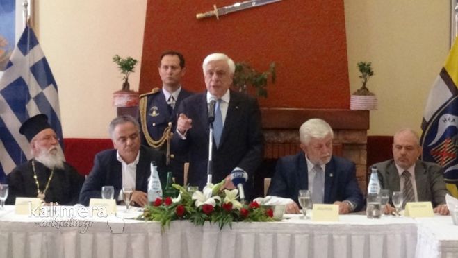 &Pi;&rho;ό&epsilon;&delta;&rho;&omicron;&sigmaf; &tau;&eta;&sigmaf; &Delta;&eta;&mu;&omicron;&kappa;&rho;&alpha;&tau;ί&alpha;&sigmaf;: "&Kappa;ά&theta;&epsilon; &chi;&rho;ό&nu;&omicron; &theta;&alpha; &epsilon;ί&mu;&alpha;&iota; &sigma;&tau;&eta;&nu; &Tau;&rho;ί&pi;&omicron;&lambda;&eta; &gamma;&iota;&alpha; &tau;&eta;&nu; &Epsilon;&pi;έ&tau;&epsilon;&iota;&omicron; &tau;&eta;&sigmaf; Ά&lambda;&omega;&sigma;&eta;&sigmaf;"! (vd)