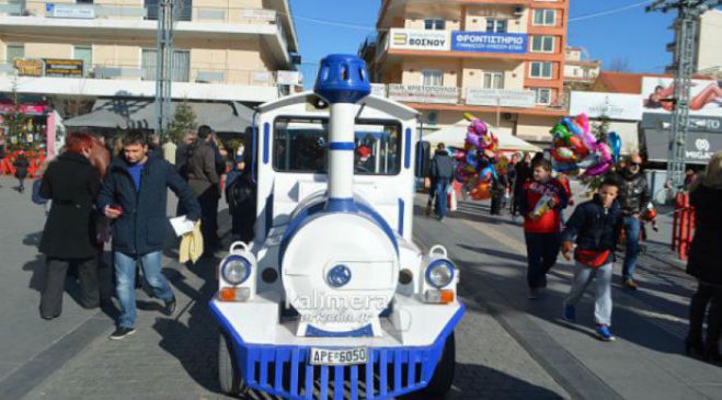 Χριστουγεννιάτικο τρενάκι | Οι διαδρομές του στην Τρίπολη!