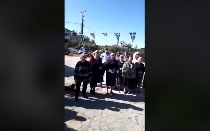 Η επέτειος της &quot;28ης Οκτωβρίου&quot; στο χωριό Ράχες Γορτυνίας (vd)