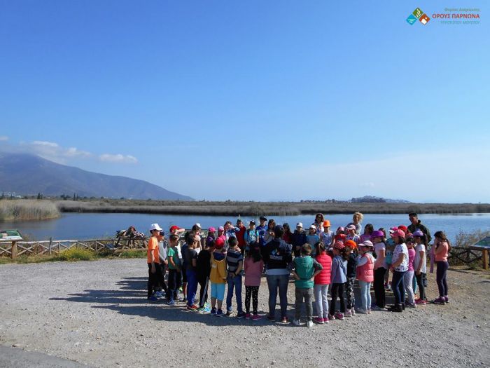 Μαθητές του Δημοτικού Σχολείου Ναυπλίου στη λιμνοθάλασσα Μουστού (εικόνες)