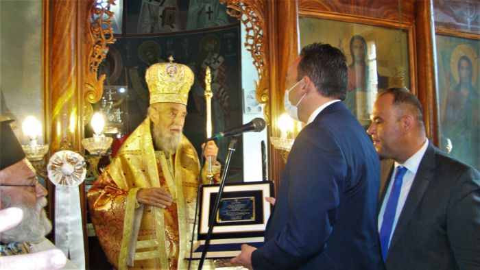 Βλάσης και Κούλης τίμησαν τον Μητροπολίτη Ιερεμία (εικόνες)