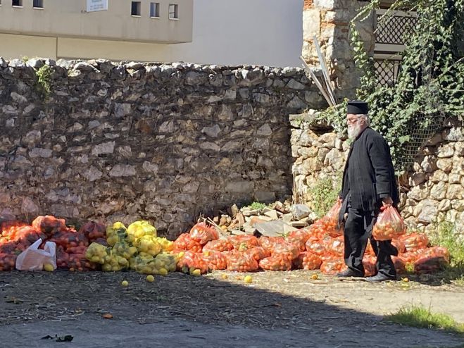 Προσφορά φρούτων στο "Καλάθι του Πτωχού Αδελφού" (εικόνες)