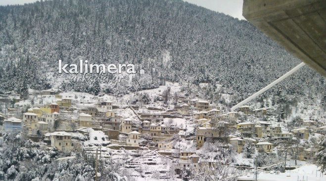 Δείτε την Σίταινα Αρκαδίας ντυμένη στα λευκά! (εικόνες)