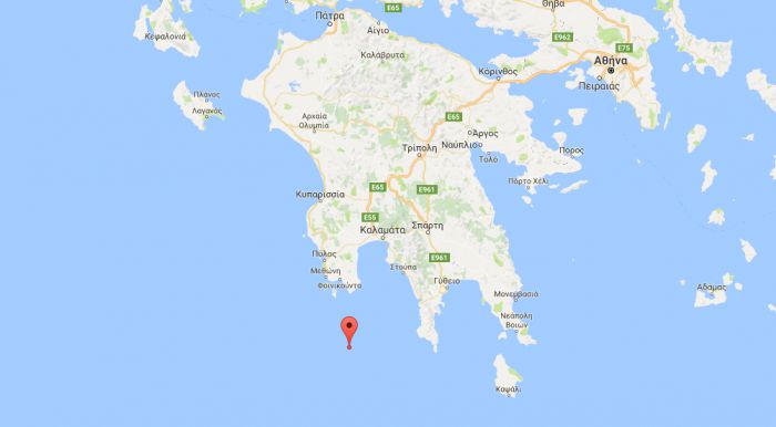 Σεισμός 3.4 Ρίχτερ νότια της Πελοποννήσου
