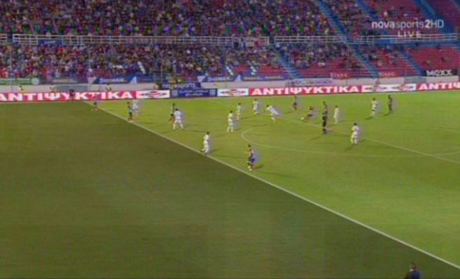 «Μαϊμού» οφσάιντ σε παιχνίδι του Ολυμπιακού...