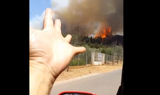 Καίγεται ξανά η Γορτυνία | Τεράστια αναζωπύρωση στα όρια Καπελίτσας και Λιβαδακίου - Χρειάζονται αεροπλάνα (vd)