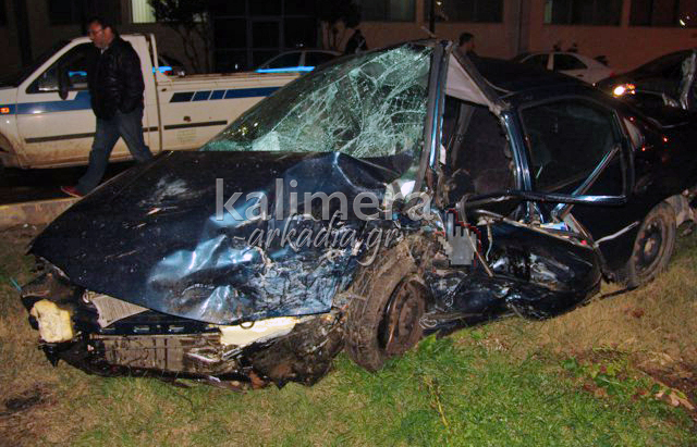 Σοκ - Τροχαίο με νεκρό στο δρόμο Τρίπολης - Σπάρτης (εικόνες)