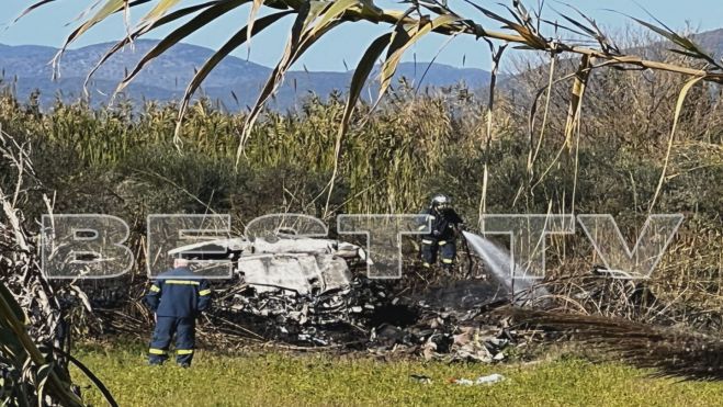 Νεκρός ο πιλότος του εκπαιδευτικού αεροσκάφους που έπεσε στην Καλαμάτα