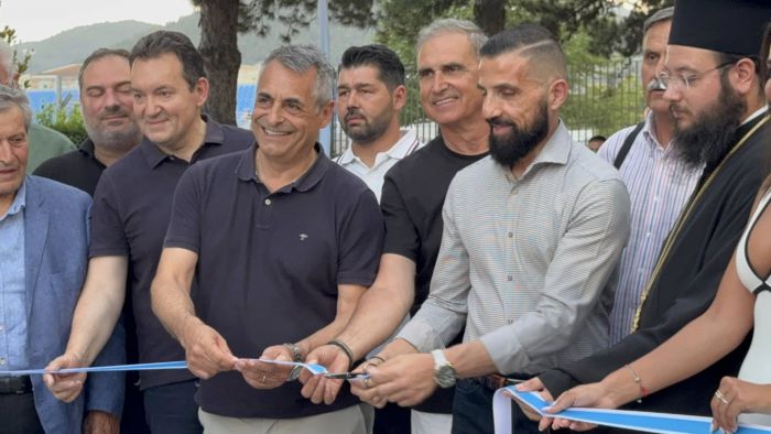 Κώστας Τζιούμης: «Προτεραιότητα της δημοτικής μας αρχής η αναβάθμιση των αθλητικών εγκαταστάσεων» (vd)