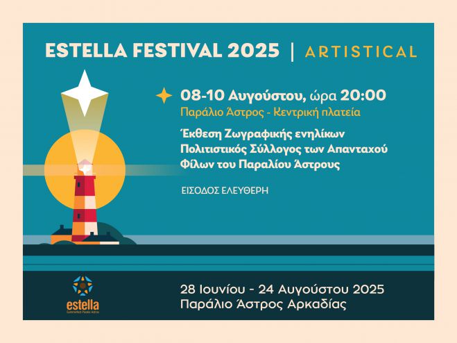 Παράλιο Άστρος | «Έκθεση Ζωγραφικής ενηλίκων &amp; εφήβων στο πλαίσιο του Estella Festival»