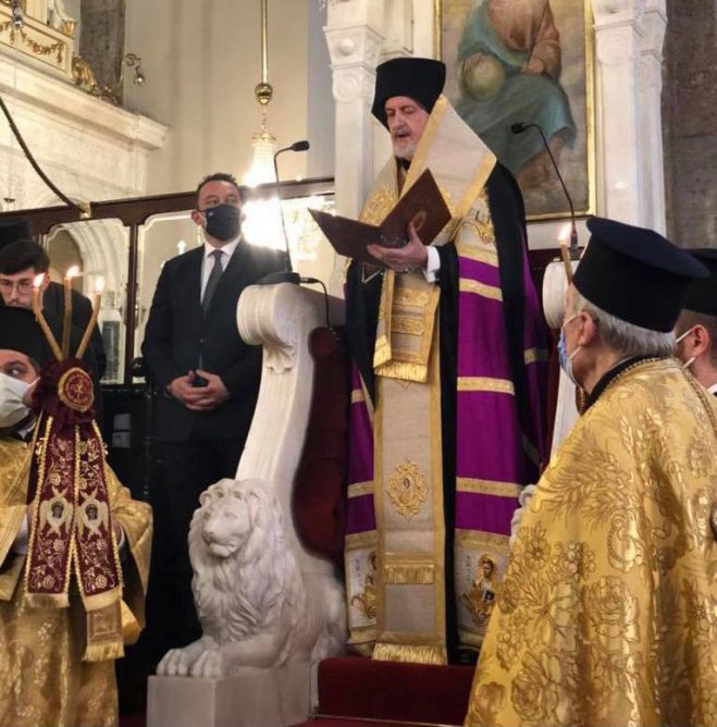 Κωνσταντινούπολη | Στην τελετή ενθρόνισης του Μητροπολίτη Γέροντα Χαλκηδόνος κ. Εμμανουήλ ο Κώστας Βλάσης
