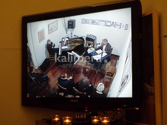 Η Τρίπολη γέμισε τον Φιλοτεχνικό για το αφιέρωμα στον ποιητή Τάσο Λειβαδίτη (vd)