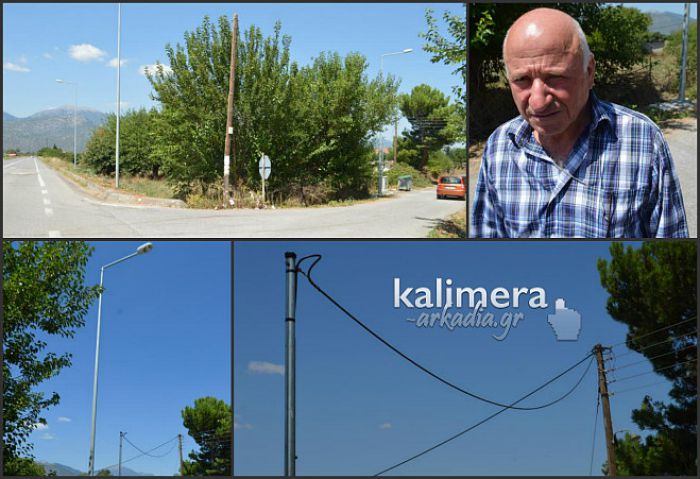 Νέοι πυλώνες φωτισμού στον κόμβο της Μηλιάς! (vd)