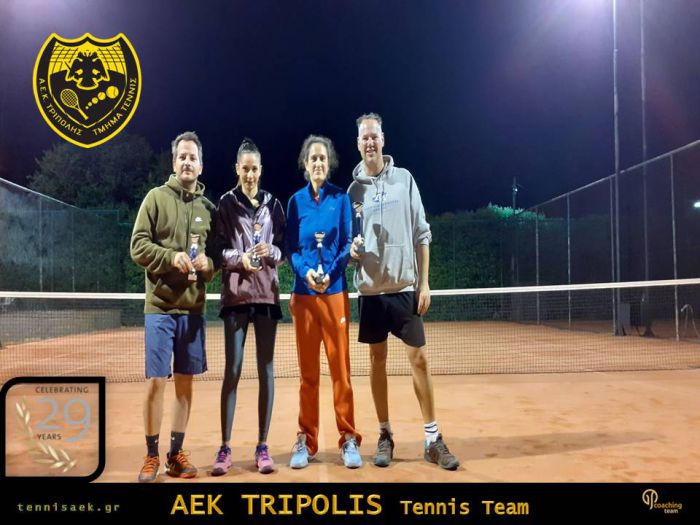 ΑΕΚ Τρίπολης | 1η και 2η θέση για τον Ζωγραφάκη σε τουρνουά τένις