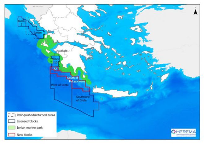 Οι κοινοπραξίες των ομίλων Chevron – Helleniq Energy για τις έρευνες υδρογονανθράκων νότια της Πελοποννήσου!