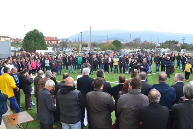 Τα εγκαίνια του γηπέδου του Αγίου Ανδρέα στην Κυνουρία (vd)
