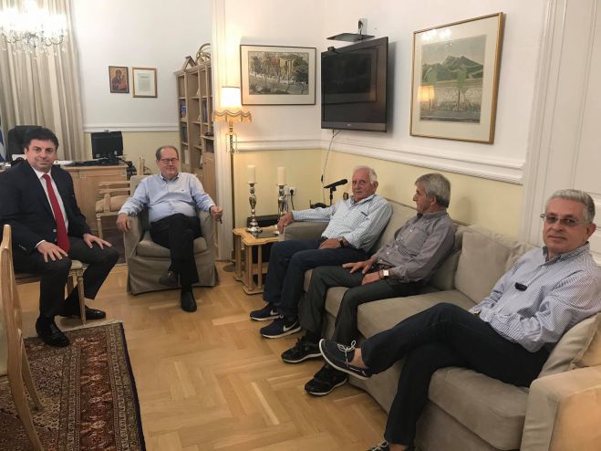 Με εκπροσώπους από τα Βαλτετσοχώρια συναντήθηκε ο Νίκας για τις εξελίξεις με το Μεγαβούνι