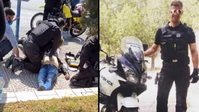Αστυνομικός της ΔΙΑΣ σώζει τη ζωή σε πολίτη που έχασε τις αισθήσεις του (vd)
